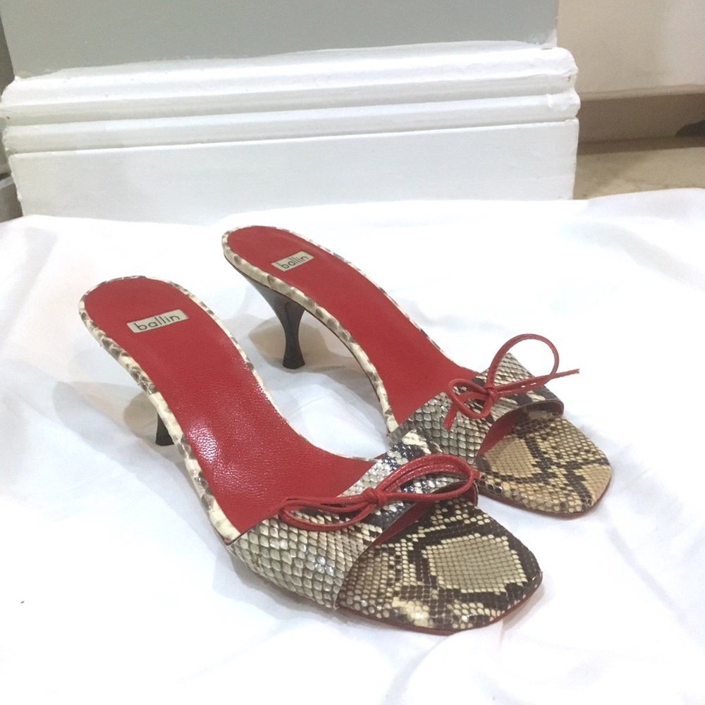 Snake print Sandals